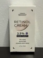Orwish Tetris Retinol Cream 2.5% Purity AntiAging Revitalizing Exp 8/24