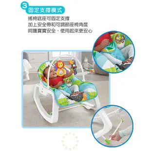 Fisher-Price 費雪 動物安撫躺椅 (福利品)