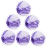 HOMSFOU Pet Hair Remover Laundry Balls 6pcs Reusable Cleaning Balls Washing Machine Lint Catchers for Pet Hair Removal