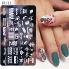 Nail Art Stamp Plates Nail Stamping Template Image Stencils Christmas