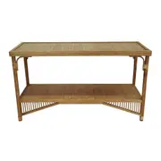 East Coast 140x80cm Rattan Console Table Rectangle Home Furniture Decor Natural