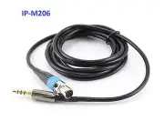 6ft 3.5mm TRRS 4-Pole Plug to Mini XLR Jack Hi End/Powered Mic to iPhone Adapter
