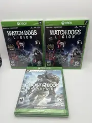 *Bundle* Watchdogs legion x2 and ghost recon break point new and sealed