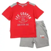Boy Set Lee Cooper, Color Rouge. Gift for Child Of 4 To 14 Years