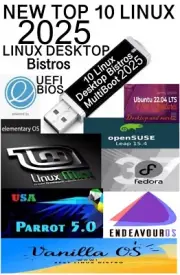 Linux 10 In 1 USB Bootable Installer UEFI/BIOS Ubuntu, Mint, Fedora