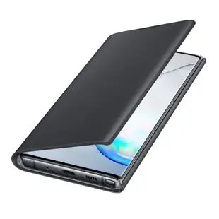 三星 Note10 Plus 翻蓋保護皮套 NOTE10 智能LED皮套 防摔手機保護殼 抗菌手機殼 原廠盒裝