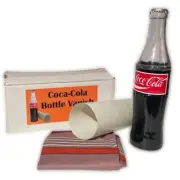COCA-COLA BOTTLE VANISH Magic Trick Stage Prop Plastic Tube Handkerchief Coke