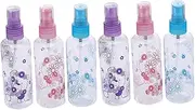 HONMEET Set of 6 100ml Spray Bottles Refillable Sprayer Perfume Dispenser Travel Essential Random Color