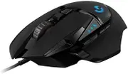 Logitech G502 Hero High Performance Wired Gaming Mouse, Hero 16K Sensor, 16,000 DPI, RGB, Adjustable Weights, 11 Programmable Buttons, On-Board Memory, PC/Mac - Black