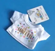 Build A Bear Cue The Confetti T Shirt Smallfrys Mini Clothes BNWT