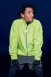 Force Mens Reflective Water-Resistant Running Jacket