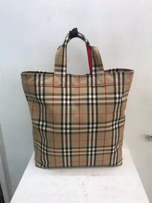 Burberry London 經典 格紋 托特包 手提包 全新正品 男裝 歐洲精品