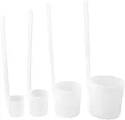 GRIRIW Wine Measuring Device Ladle Spoon Set Long Handle Wine Ladle for Pouring Water Scoop Cup Kitchen Supplies