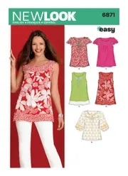 New Look Pattern 6871 Misses' Tops