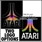 Fridge Fun Refrigerator Magnet ATARI LOGO B Arcade Retro Video Games Gaming 80s