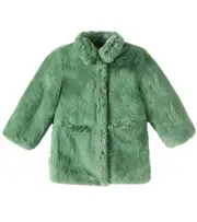 [Scotch & Soda Kids] Scotch & Soda Kids Faux fur coat Y 10 green