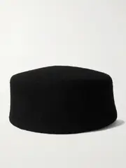 [Gigi Burris] Gigi Burris - Lauren Wool-felt Pillbox Hat - Black - One size One size Black