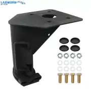 12" Fifth Wheel Camper RV Trailer Adapter Hitch to Gooseneck Ball Iron Black