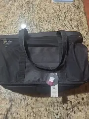 No Boundaries Black Mesh Tote With Insulated Bottom