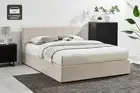 Ovela Theodore Storage Bed Frame with Drawers (Queen Beige), Beds & Bed Frames,