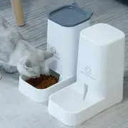 Pet Daily Kit Pets Automatic Feeder and Waterer Set,Dogs Cats Food Feeder 2 in 1