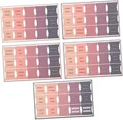 GANAZONO 5Sheets Bible Tabs for Study Paper Index Stickers for Easy Reference DIY Bible Book Tabs for All Ages for Craft Projects and Efficient Reading