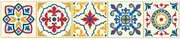 Wall Tile Sticker Colorful Tile Stickers for Living Room Kitchen Bathroom Table Wardrobe Wall Doors and Windows Kitchen Tile Stickers Yellow E Large Size