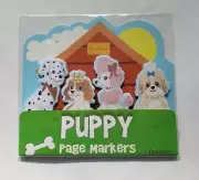 Puppy Page Markers, 100 Sticky Tabs in 4 Designs, Ideal 4 Books Homework & More