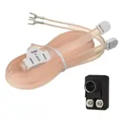 Reception Amplified FM Dipole Indoor Antenna 300 Ohm to 75 Ohm Adapter Transform