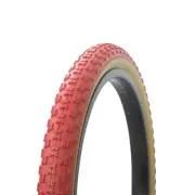 Wanda Bike Bicycle Tire 20" x 1.75" Red/Gum Side Wall Comp3 BMX Freestyle