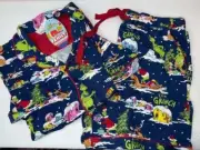 NWT PETER ALEXANDER MENS GRINCH CHRISTMAS PYJAMA SET SIZE XL