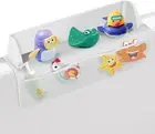 Bathtub Splash Guard Bathtub Shelf Bathtub Toy Storage Toy Tray - 8 Suction Cups