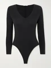 [Wolford] Wolford - Stretch-jersey Bodysuit - Black - small small Black