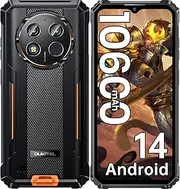 OUKITEL WP28E Rugged Phone Unlocked, 10600mAh Battery Cell Phone, 6.52" Screen Smartphone, 64GB/1TB, 13MP Camera, Dual SIM Android 14, Waterproof, NFC/OTG/GPS/T-Mobile