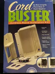 Living Smart Cord Buster Cordless Phone Installation Kit Hides Unsightly Wires
