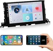 Roadanvi X12 10.2" Car Radio Headunit for Toyota Highlander 2015-2019 Wireless Carplay Android Auto 1280x720 QLED Touch Screen Car Stereo WiFi 4G LTE GPS Navigation 4G+64G