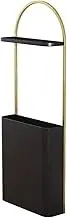 Umbrella Stand Entryway Portable Metal Umbrella Stand Rack with Handle, Freestanding Umbrella Bins Storage Rack Holder for Umbrella, Cane, Walking Stick, Wrapping Paper, Entryway, Home, Hotel, Office