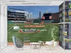 3D Baseball Stadium Sports Wallpaper Wall Murals Removable Wallpaper 88