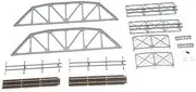 N KIT Code 55 Through Truss Bridge, Silver