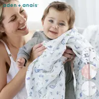 在飛比找PChome24h購物優惠-【Aden & Anais】有機棉多功能包巾2入(3款)