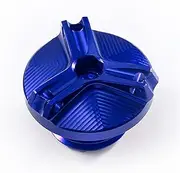 KIADZIE For YAMAHA r3 2021 YZF-R3 YZF R3 2015-2017 2018 219 2020 2022 Motorcycle Engine Oil Filler Cap Bolt Cover Protection Accessories(M27 blue)