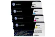 HP 651A Toner Ink Cartridge Black/Cyan/Magenta/Yellow LaserJet Genuine Set
