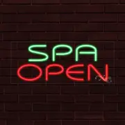BRAND NEW "SPA OPEN" 30x12x1 INCH LED FLEX WINDOW/WALL INDOOR SIGN 30628