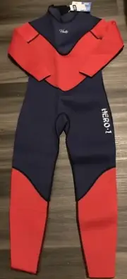HEVTO HERO 1 Wetsuit Kids Youth Sz 14 Neoprene Full Suit Surfing Swim Scuba NWT