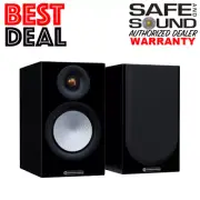 MONITOR AUDIO SILVER 100 7G BOOKSHELF SPEAKERS (PAIR) GLOSS BLACK