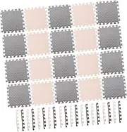 HONITANO 20pcs Interlocking Floor Cushions Foaming Crawling Mats for Play Soft and Comfortable Floor Mat Safe for Crawling and Playing for Home Decoration Random Color