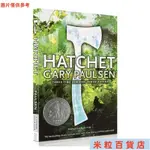 手斧男孩 英文原版 HATCHET 兒童文學 紐伯瑞獎小說 懸疑探險 荒野求生 青少年課外讀物