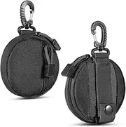 Small Molle Pouch Accessories, Upgraded EDC Pouches Military Gear, Tactical Bag Case as Coin Purse Keychain, Case Wallet, Wireless Headset Pack.
