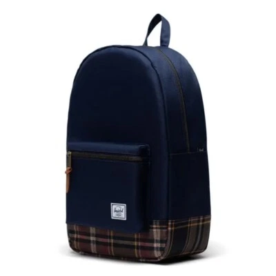 Herschel Supply Settlement Peacoat/Plaid - Rare Retired Color