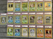 Pokemon Neo Genesis Complete 1 Ed Set 111/111 100% Master Set All Holo Graded